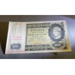 500 zloty 1940 - LONDON FALSIFICATE cl.II