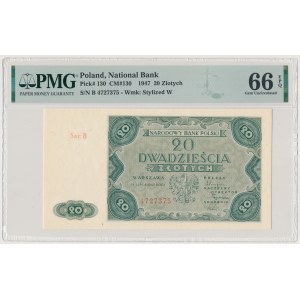 20 oro 1947 - Ser.B