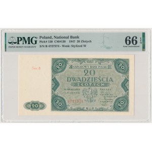 20 gold 1947 - Ser.B