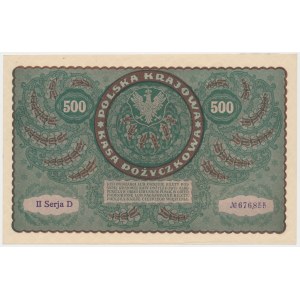 500 mkp 1919 August - II Series D