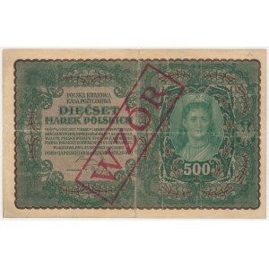 500 mkp 1919 agosto - MODELLO - II Serja AB