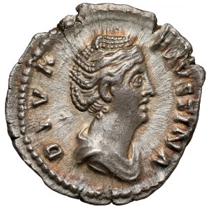 Faustina I the Elder (138-141 AD) Posthumous denarius, Rome
