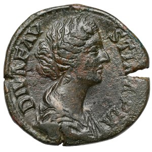 Faustina II the Younger (161-175 AD) Sesterc posthumous, Rome