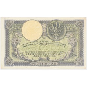 500 Zloty 1919 - niedriger Zähler