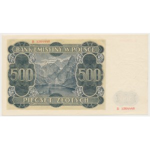 500 zloty 1940 - B