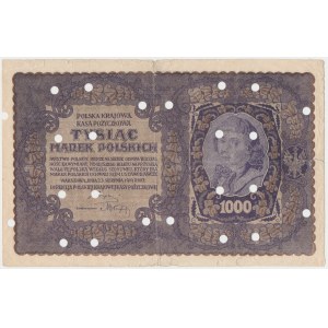 Contraffazione del periodo 1.000 mkp 1919 agosto