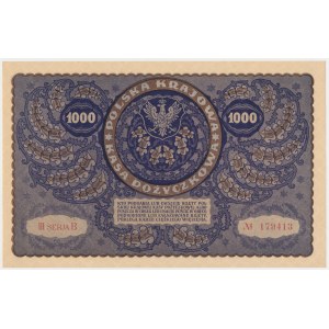 1,000 mkp 1919 August - III Serie B