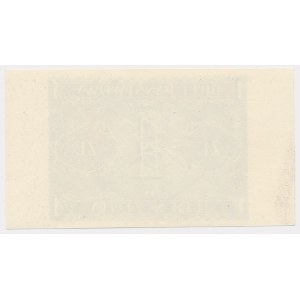 1 zloty 1938 Chrobry - reverse print only