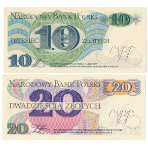 10 and 20 zl 1982 - A - set (2pcs)