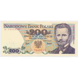 200 zloty 1976 - D