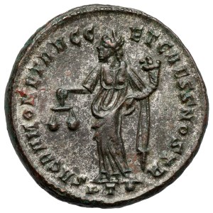 Massimiano Erculio (286-305 d.C.) Follis, Ticinum