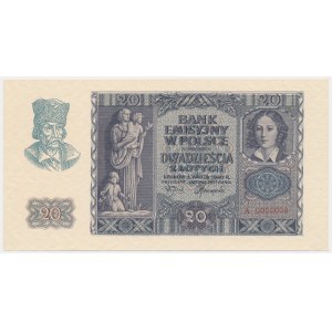 20 zloty 1940 - MODÈLE - A 0000000