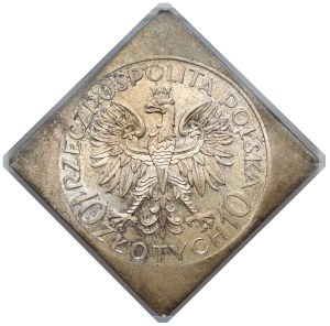KLIPA 10 złotych 1933 Traugutt - LUSTRZANY