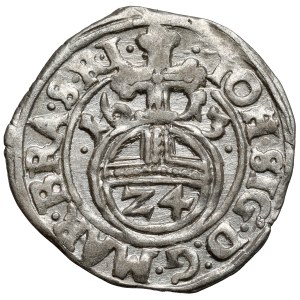 Prussia, Jan Sigismund, Grosz (1/24 thaler) Drezdenko 1613 - HL in the rim