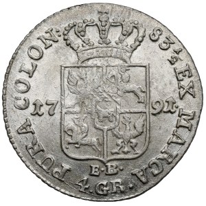 Poniatowski, Złotówka 1791 EB