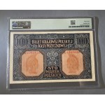 100 mkp 1916 jenerał - 7-cyfr - PIĘKNY I RZADKI