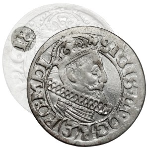 Sigismund III Vasa, 3 crores Cracow 1618 - rare