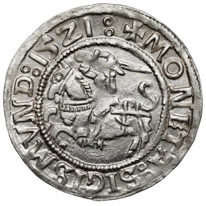 Sigismund I. der Alte, halber Pfennig Vilnius 1521 - SIGISMVND