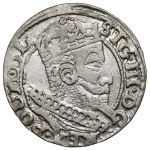 Sigismund III Vasa, Cracow 1607 penny - Lewart in KOLE