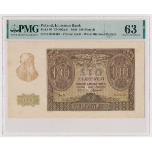 100 zloty 1940 - Ser.B - ORIGINAL series