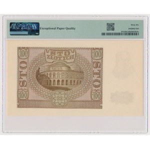 100 zloty 1940 - Ser.B - Falsification of ZWZ