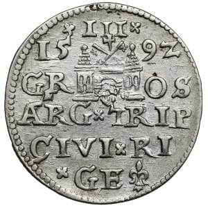 Sigismund III Vasa, Troika Riga 1592