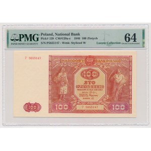 100 złotych 1946 - duża litera - P - ex.Lucow