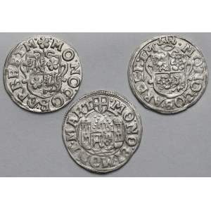 Germany, 1/24 thaler 1615-1617 - set (3pcs)