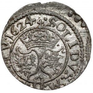 Zygmunt III Waza, Szeląg Wilno 1624 - pełna na Rw.