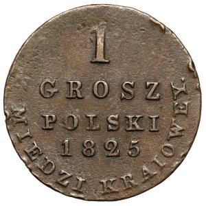 1 grosz polski 1825 z MIEDZI KRAIOWEY