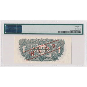 1 zlotý 1944 ...owym - EO - s potiskem MODEL