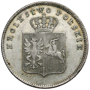 Powstanie Listopadowe, 2 złote 1831 KG - Ł bez belki - B.RZADKIE