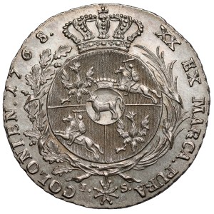 Poniatowski, Półtalar 1768 IS - ex. Karolkiewicz