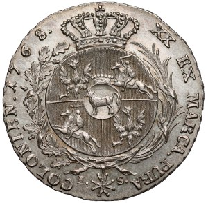 Poniatowski, Półtalar 1768 IS - ex. Karolkiewicz