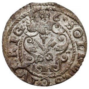 Stefan Batory, Riga 1586 shellac
