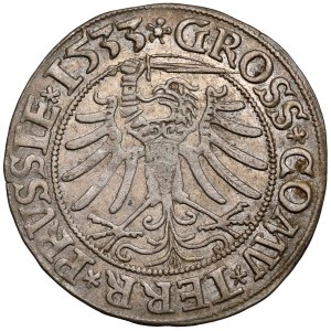 Zikmund I. Starý, Grosz Toruń 1533 - doplňková pera