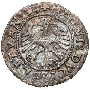 Sigismond Ier l'Ancien, demi-penny Vilnius 1528 - erreur MONEA