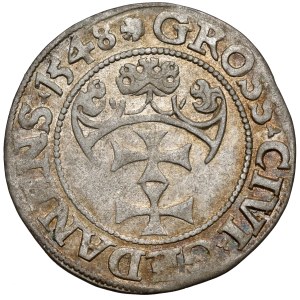 Zikmund I. Starý, gdaňský groš 1548 - nejvzácnější ročník