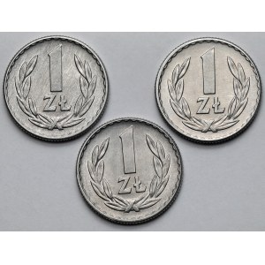 1 gold 1966 - set (3pcs)