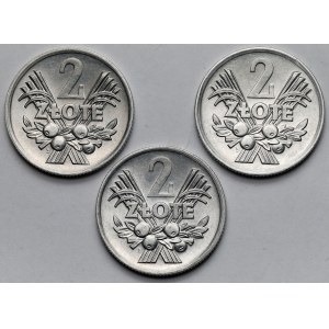 2 gold 1971 - set (3pcs)