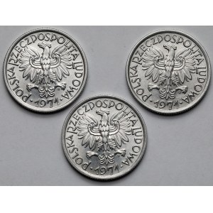 2 gold 1971 - set (3pcs)