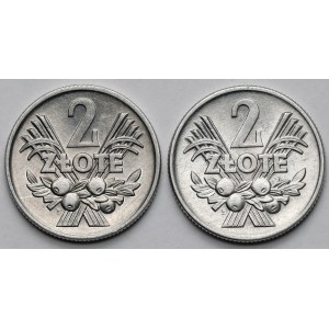 2 złote 1960 - zestaw (2szt)