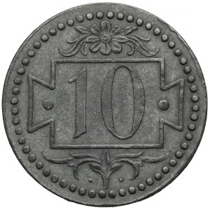 Danzig, 10 fenig 1920 zinc - 56 pearls