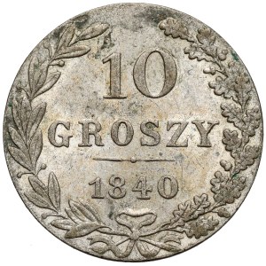 10 pennies 1840 MW