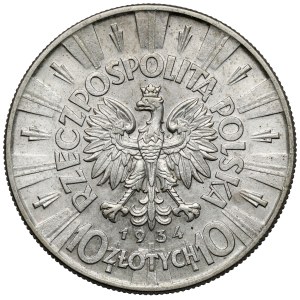 Pilsudski 10 zloty 1934 - official