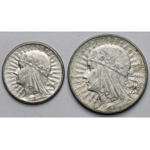 Head of a Woman 2-5 gold 1934 - set (2pcs)