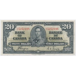 Canada, 20 Dollars 1937