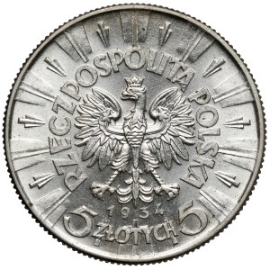 Pilsudski 5 zloty 1934 - official