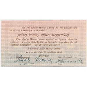 Lviv, 1 crown 1914 Ser.XXIX