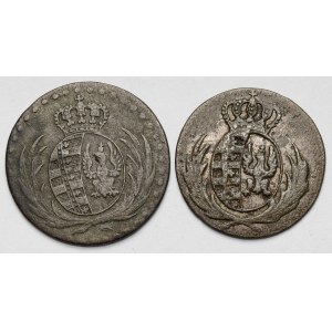 Varšavské vojvodstvo, 5 a 10 grošov 1811-1812 - sada (2ks)